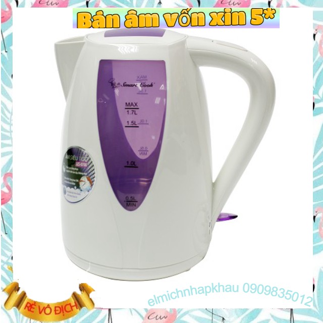 Bình siêu tốc Smart Cook KES-0700 1,7L