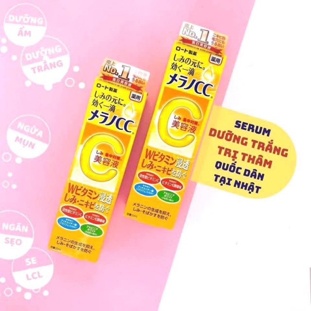 SERUM ĐĂC TRỊ NÁM MỤN CC MELANO