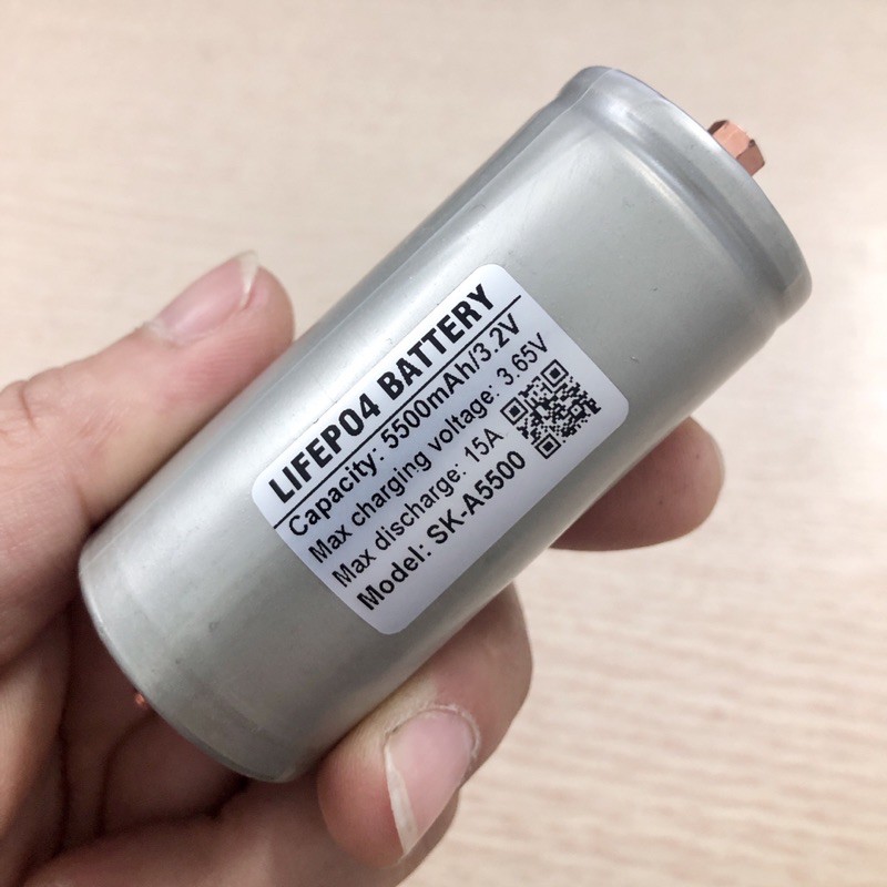 Pin sắt 32650 5700mAh chuẩn dung lượng