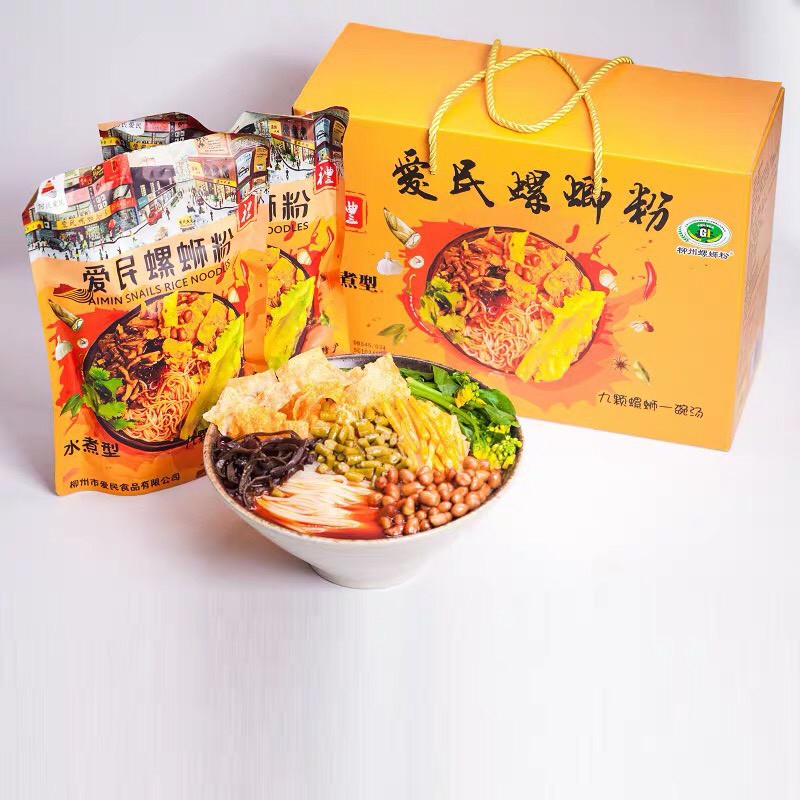 Bún ốc Liễu châu chính hiệu Aimin siêu cay gói 320g