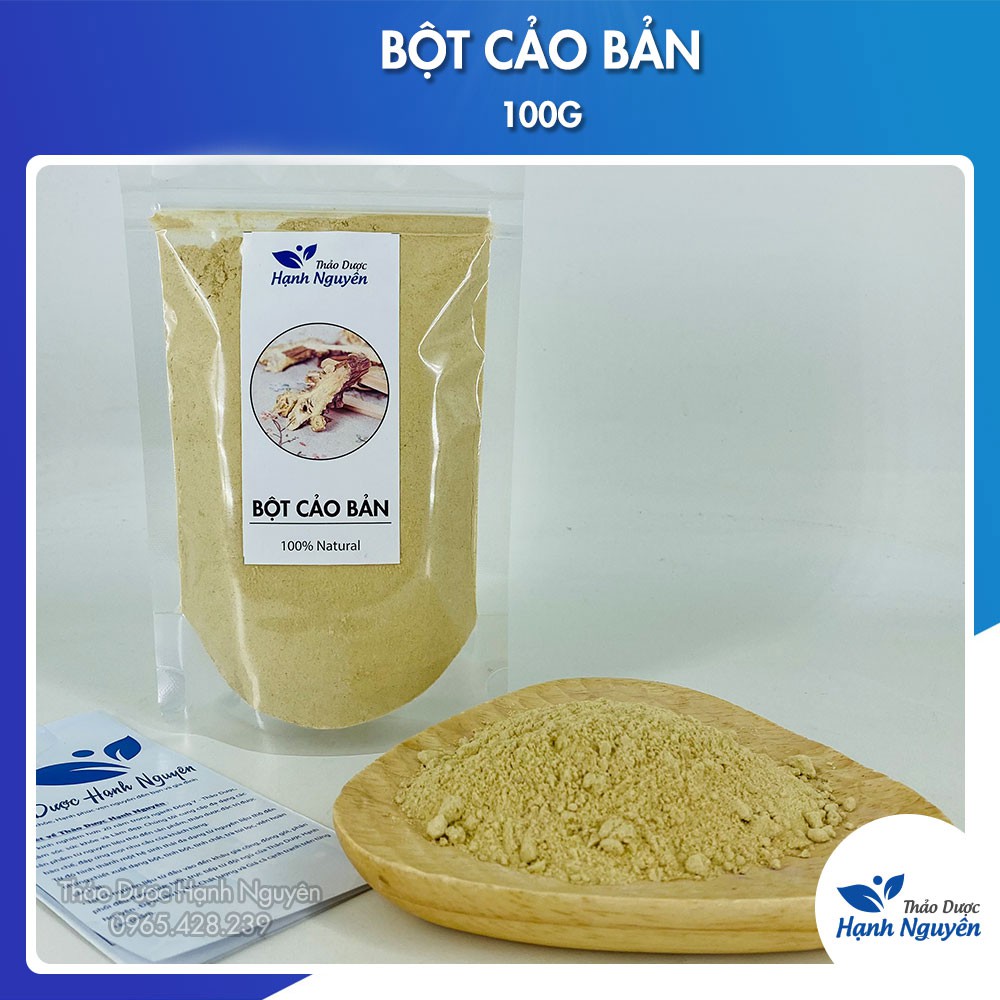 Bột Cảo Bản Nguyên Chất Hộp 150g (Có gói nhỏ dùng thử) - Bột Cao Bản