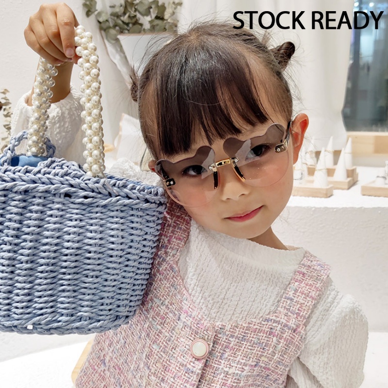 (KIQI-FASHION) COD Kính mát hình gấu dễ thương chống tia uv400 phong cách Hàn Quốc cho bé