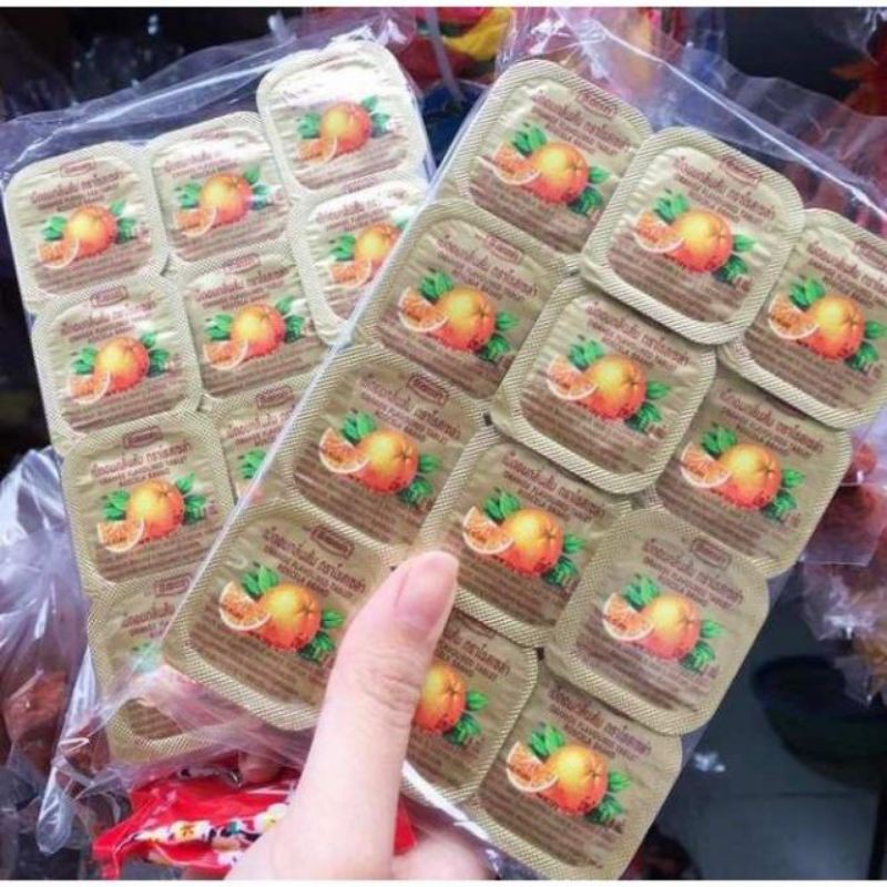 Hộp kẹo C Thái Lan hình trái tim vị cam