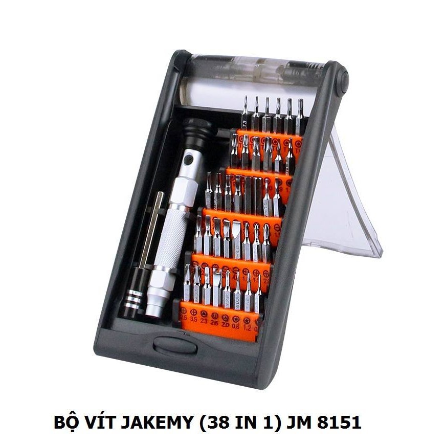 Bộ tua vít đa năng 38in1 Jakemy JM-8151 - Thương Hiệu Về Dụng Cụ Cầm Tay Số 1