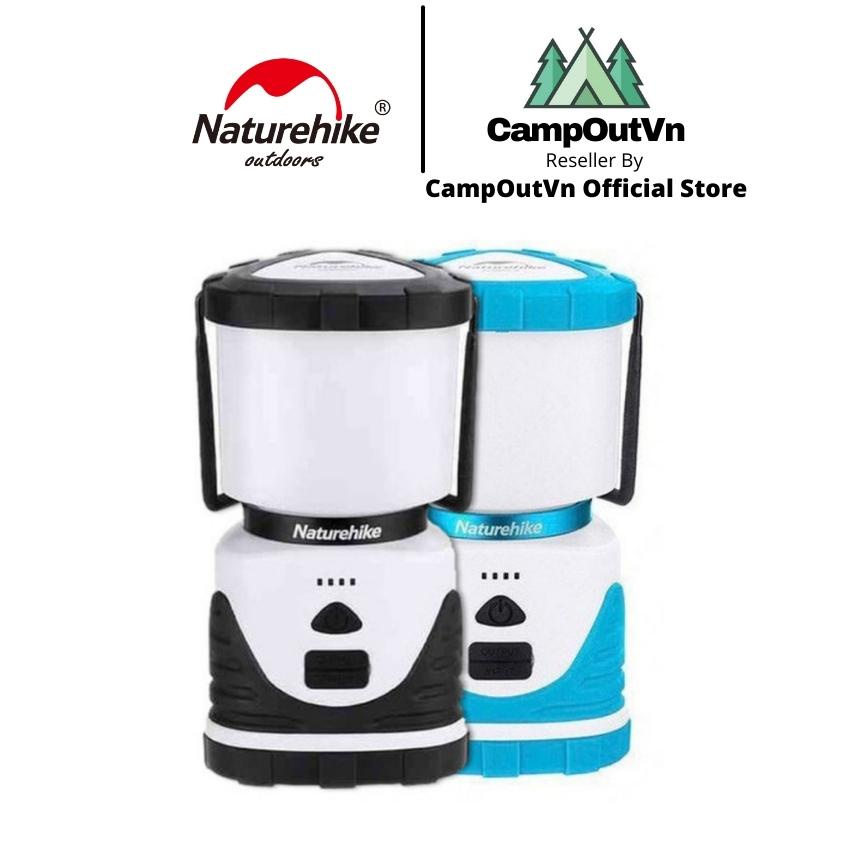 Naturehike đèn cắm trại campoutvn led du lịch dã ngoại đen pin sạc dự phòng A023