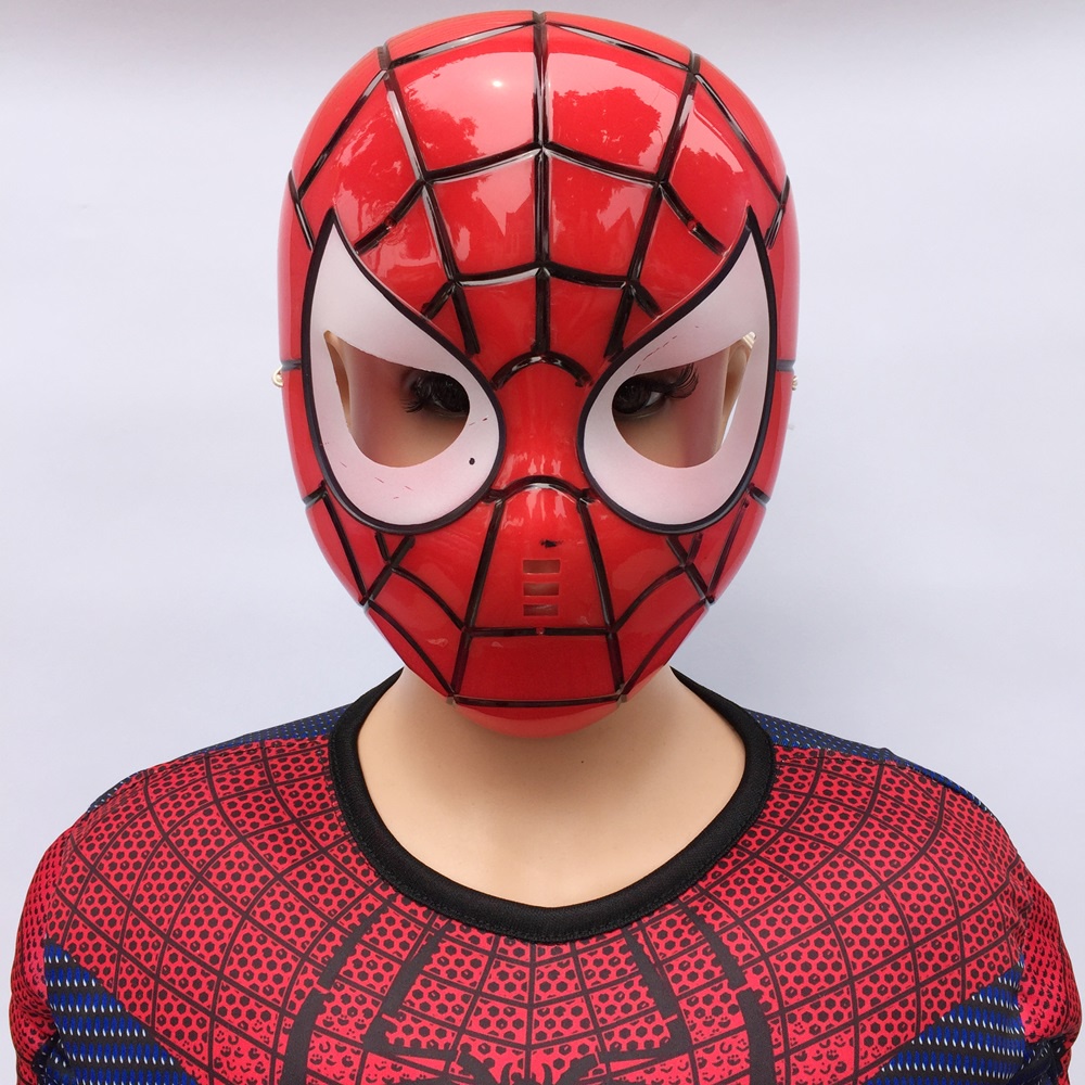 Đồ Chơi Mặt Nạ Người Nhện Có ĐÈN và NHẠC giúp bé hóa thân thành Siêu Anh Hùng - Mask Spiderman WL7790 ( Màu Đỏ )