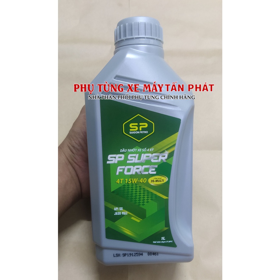 Dầu Nhớt Xe Số SP SUPER FORCE 4T SG 15W-40 1000ML (1Lít) CAO CẤP