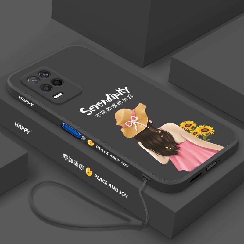 Ốp Điện Thoại TPU Họa Tiết Hoa Hướng Dương Cho realme 5 5S 5i C3 6i realme 5 PRO realme 6 PRO realme 6 realme 8 5G realme 8 5G