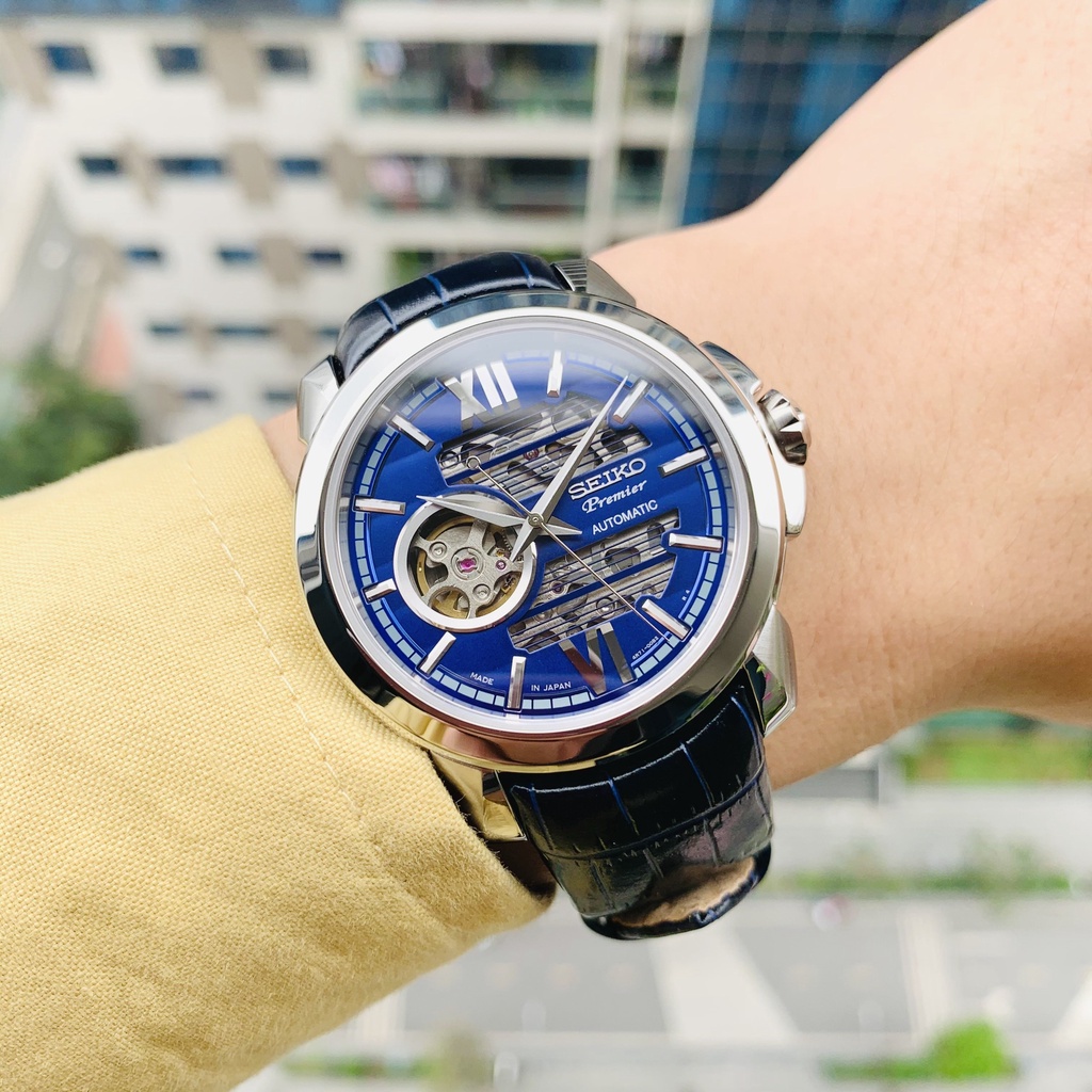 Đồng hồ nam chính hãng Seiko Premier SSA399J1 - Máy cơ tự động - Kính Sapphire