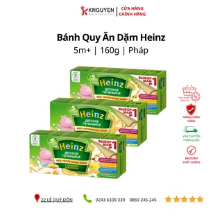 Bánh ăn dặm heinz nga 160g cho bé từ 5 tháng