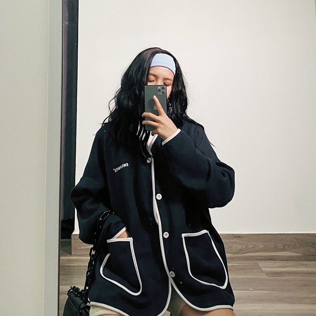 ÁO KHOÁC CARDIGAN END.PAYCE ĐEN TRẮNG - ÁO CARDIGAN END PAYCE UNISEX | BigBuy360 - bigbuy360.vn