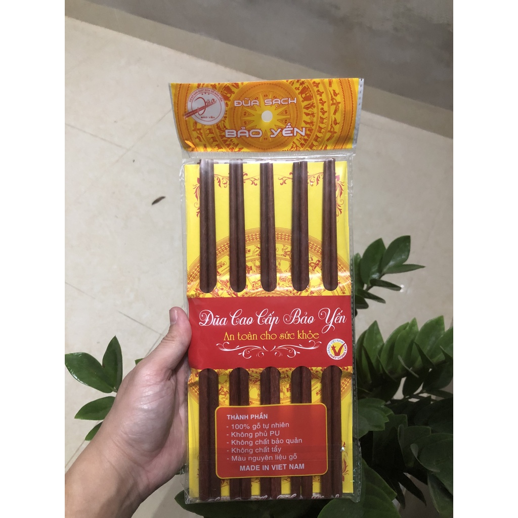 Đũa cẩm hàng lõi gỗ đẹp sạch an toàn