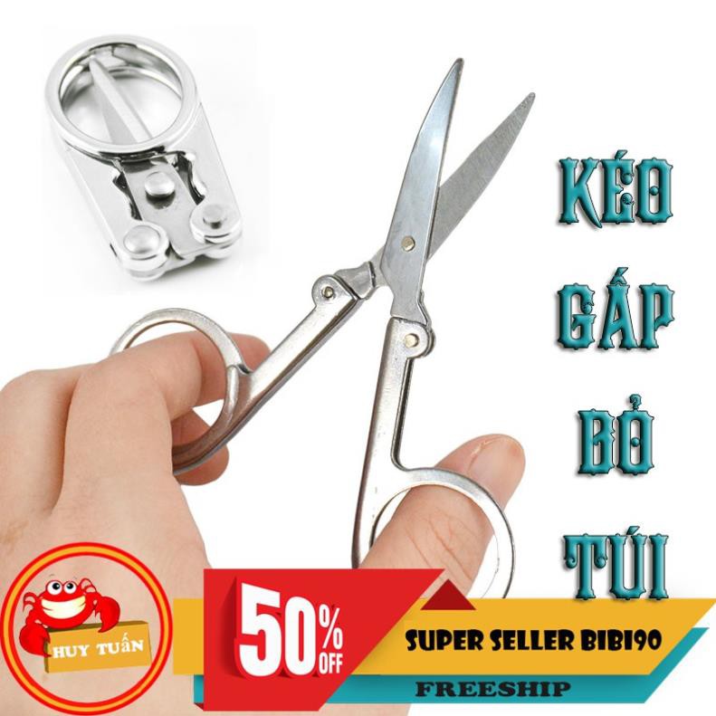 Kéo gấp gọn mini bỏ túi khi đi du lịch