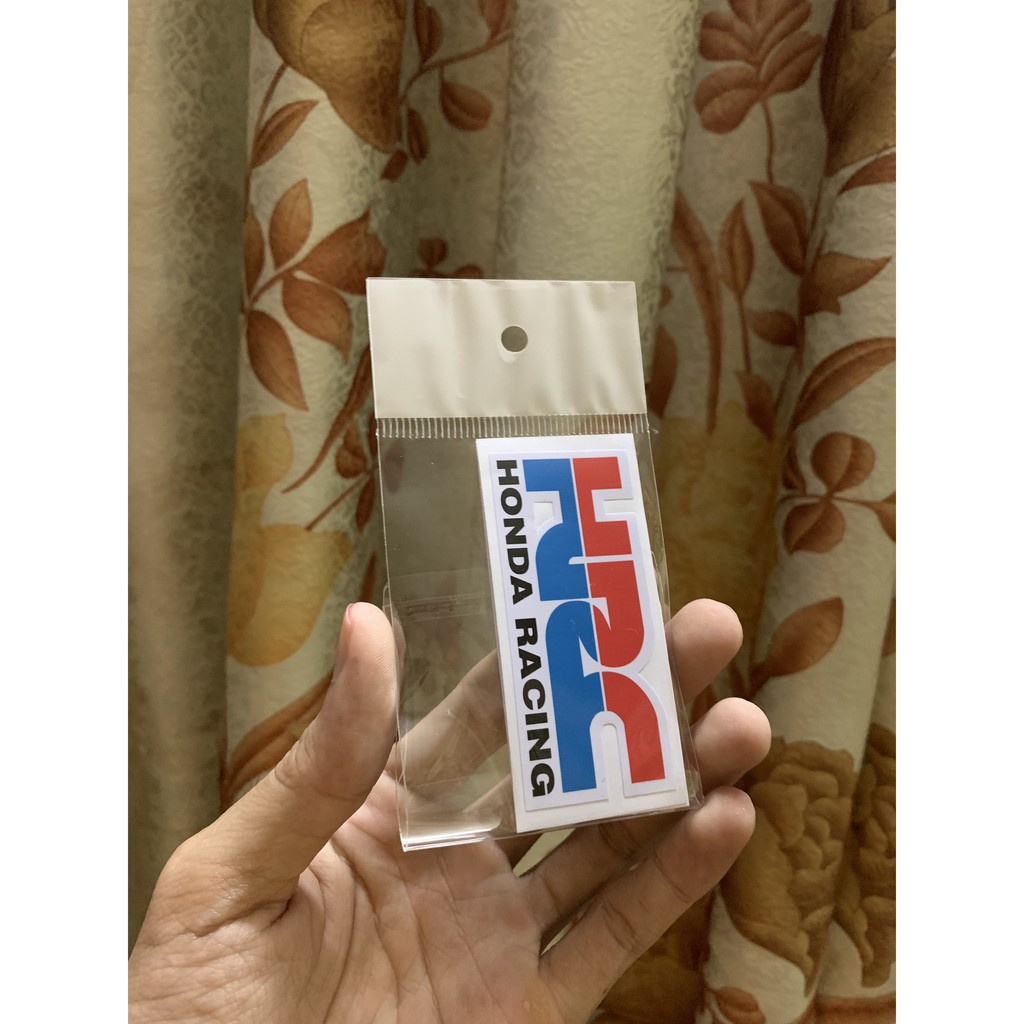 Tem con dán xe HRC stickers