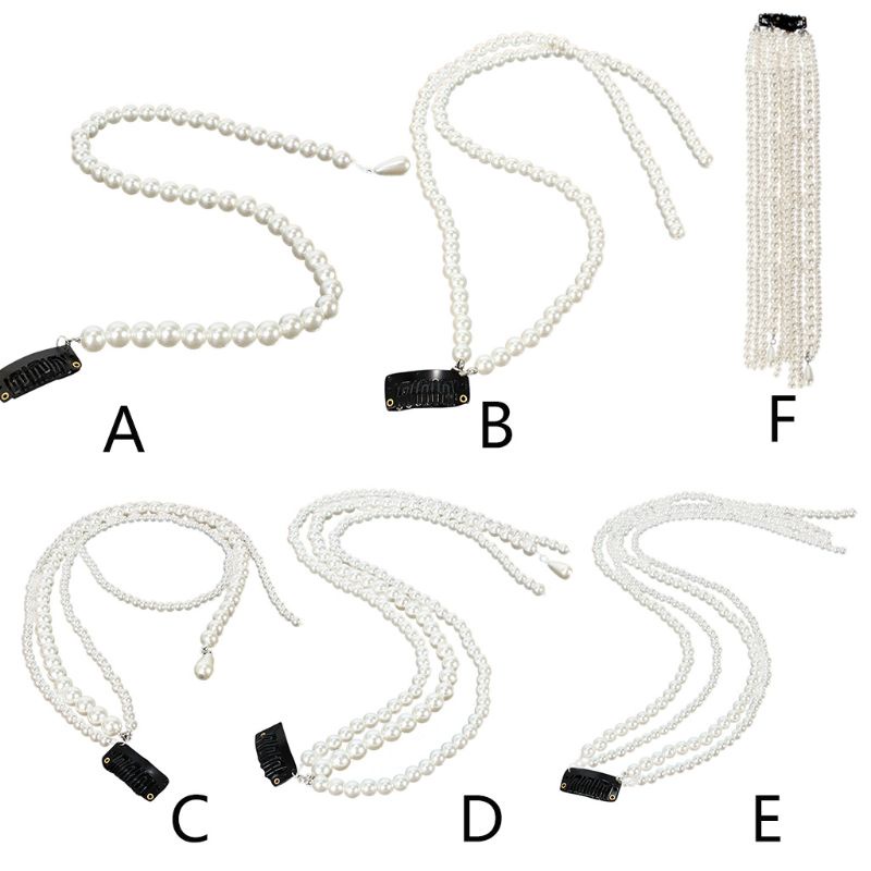 Kẹp Tóc Dạng Chuỗi Hạt Thời Trang