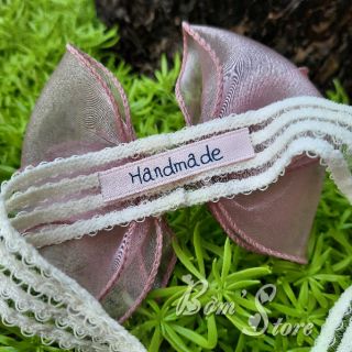 Băng đô handmade nơ voan dây đá cho bé