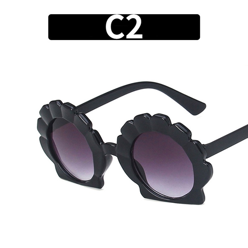 Kính Mát Gọng Vỏ Sò Màu Sắc Kẹo Ngọt Thiết Kế Thời Trang Cho Trẻ Em