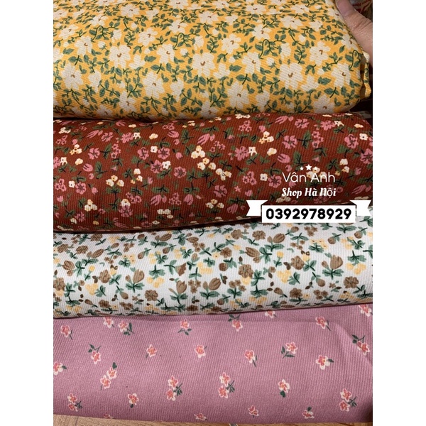 vải teck nhung sẵn lẻ