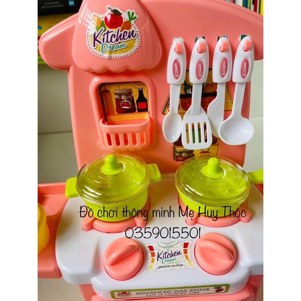 Bộ đồ chơi nấu ăn nhà bếp Kitchen Dream kèm xe đẩy