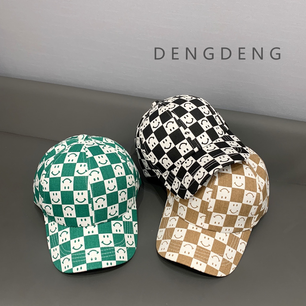 Mũ Lưỡi Trai Họa Tiết Mặt Cười Dễ Thương Phong Cách Hàn Quốc Cho Bé