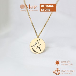 Vòng cổ nữ MEE Lady Portrait hình chân dung cô gái - N2537