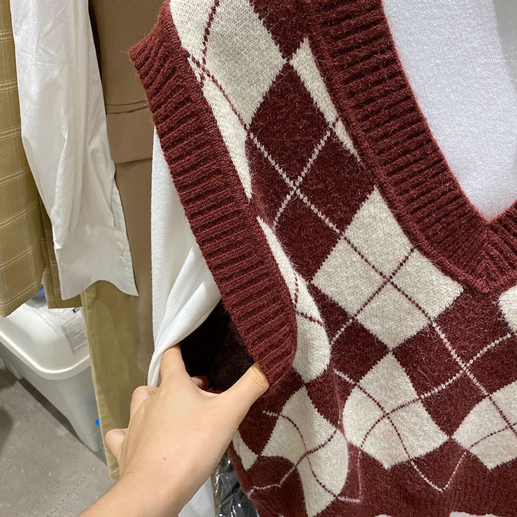 Áo Khoác Len Không Tay Cổ Chữ V Thời Trang Hàn Quốc 2020 | BigBuy360 - bigbuy360.vn