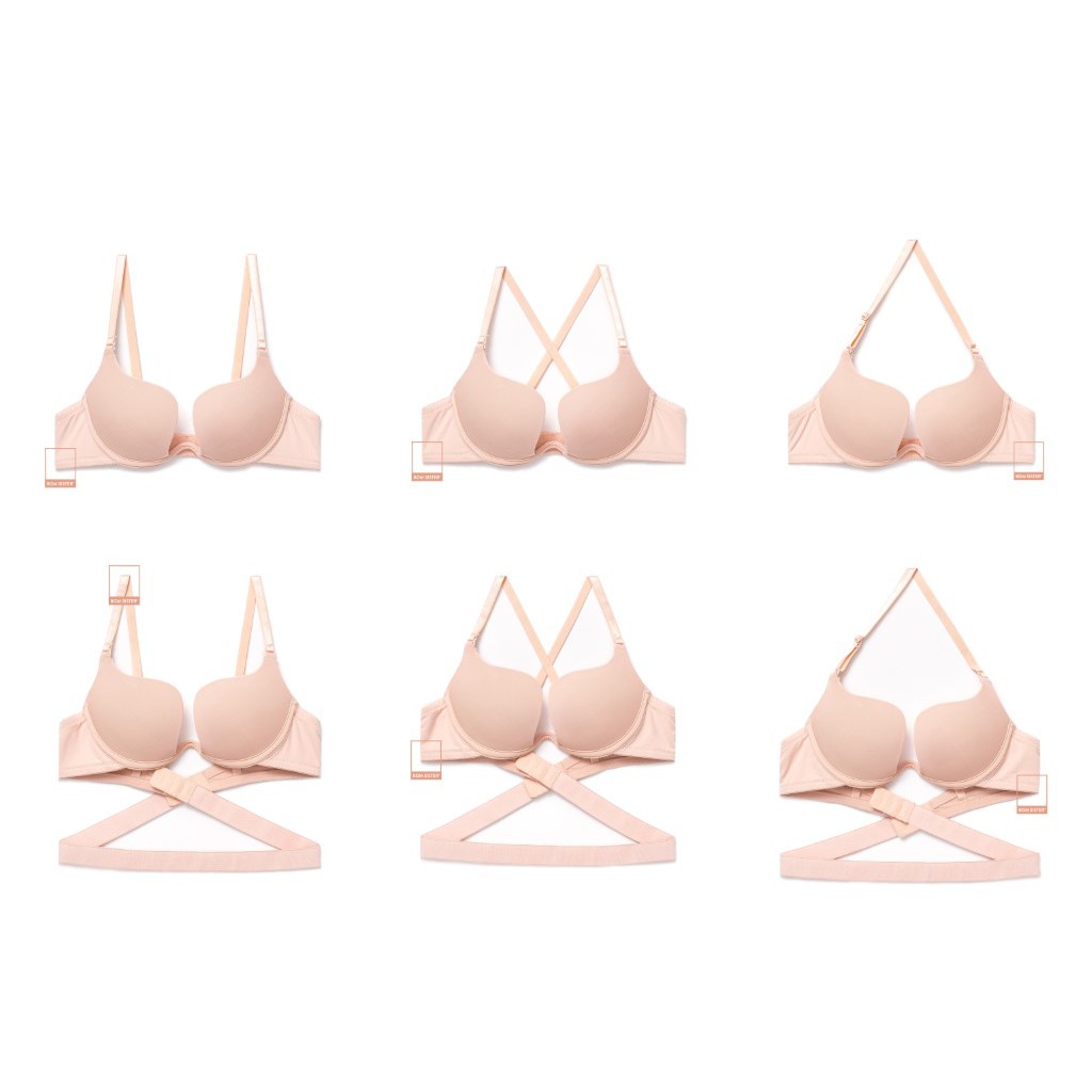 Hàng LOẠI 1 Áo Lót Mút Vừa Khoét Ngực Chữ U Thun Lạnh Tạo Khe Chữ V Tặng Kèm Dây Vải BOM SISTER A111