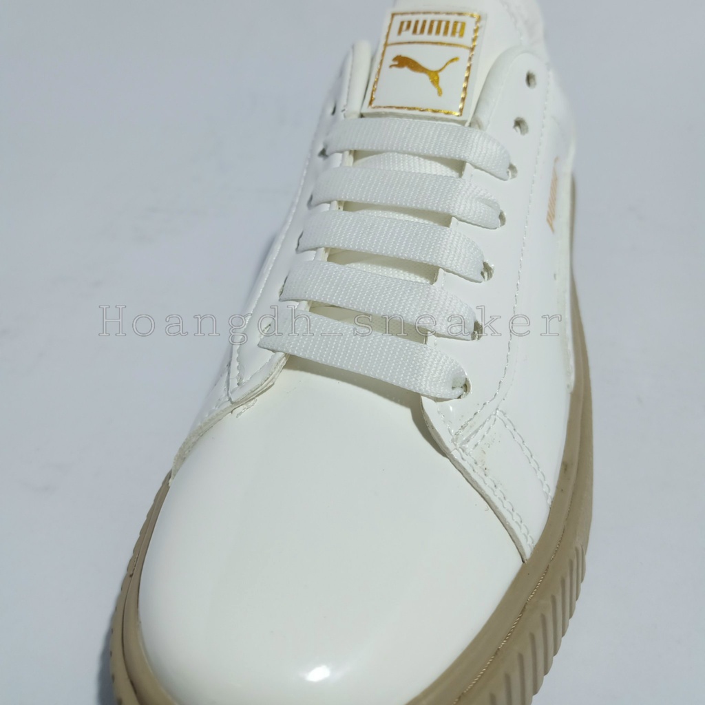 Giày Thể Thao Sneaker 𝗣𝘂𝗺𝗮 Nữ - Giày 𝗣𝘂𝗺𝗮 Trắng Đế Nâu Độn Đế Nữ Tăng Chiều Cao Full Bill Box