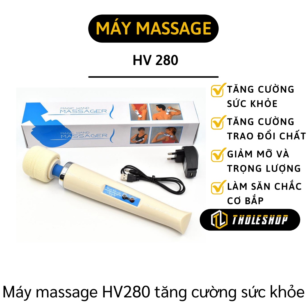 Máy Massage - Máy Mát Xa Điện 8 Cấp Độ HV-280 Tăng Cường Sức Khỏe, Săn Chắc Cơ 7261