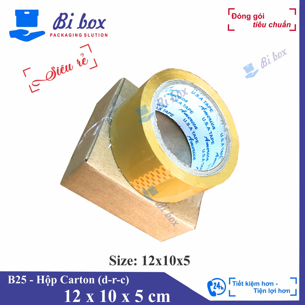 Hộp carton 12x10x5 - Hộp carton giá rẻ