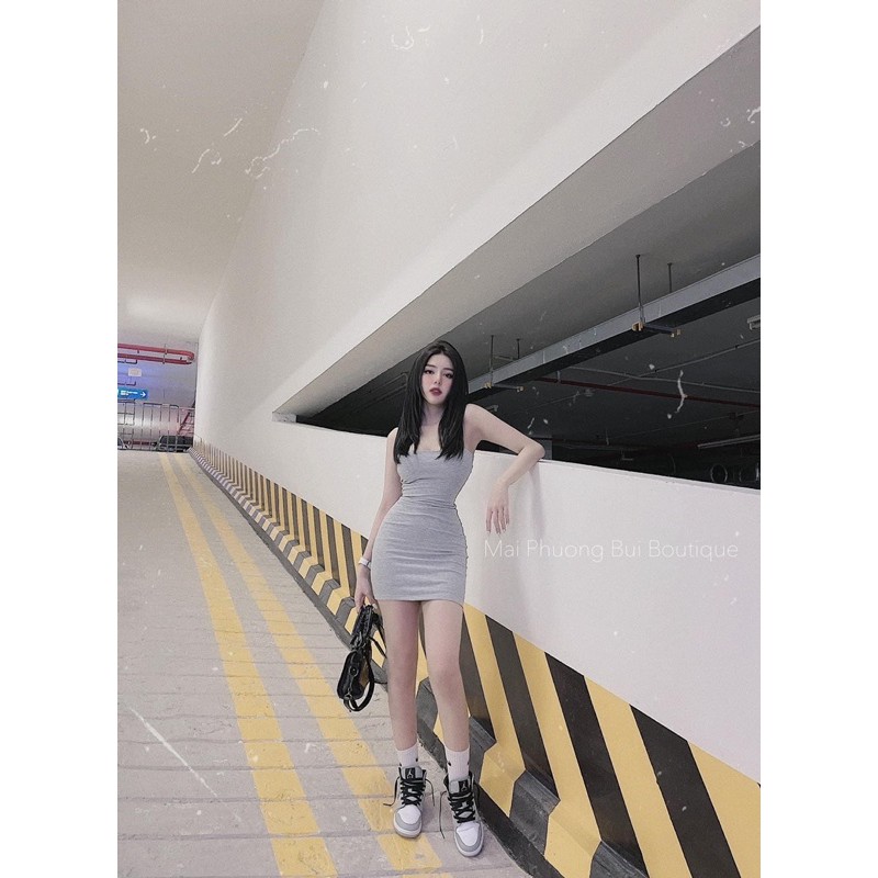 Đầm body 2 dây trơn nữ nhiêu màu ( len tăm ) - Carotshop | BigBuy360 - bigbuy360.vn