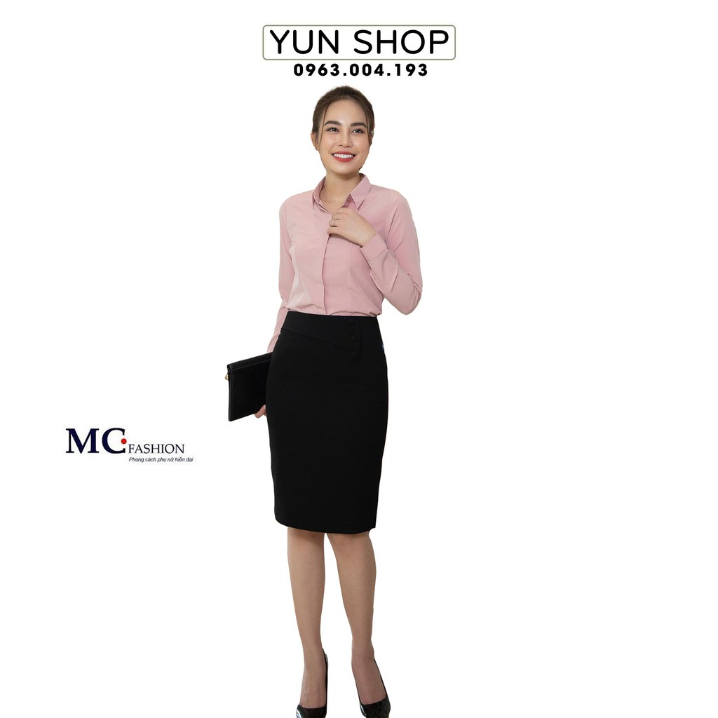 Áo Sơ Mi Dài Tay Công Sở - MC Fashion A0198 Màu Hồng Đỗ