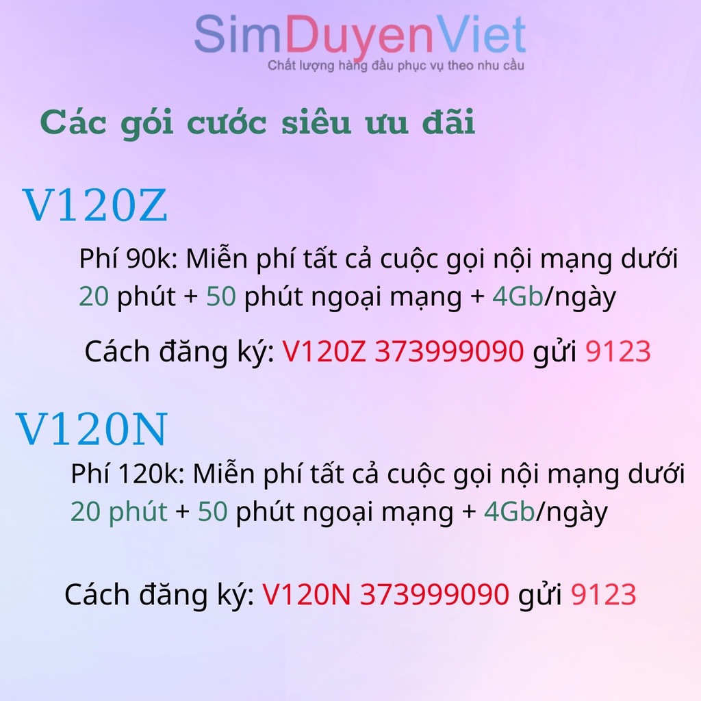 Sim số đẹp Viettel đầu 09 giá rẻ nguyên kít chưa kích hoạt