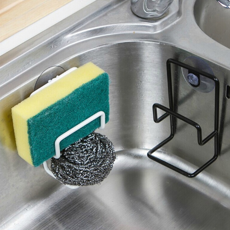 Giá Đỡ Bọt Biển Rửa Chén Gắn Tường Không Cần Đục Lỗ Cho Nhà Bếp