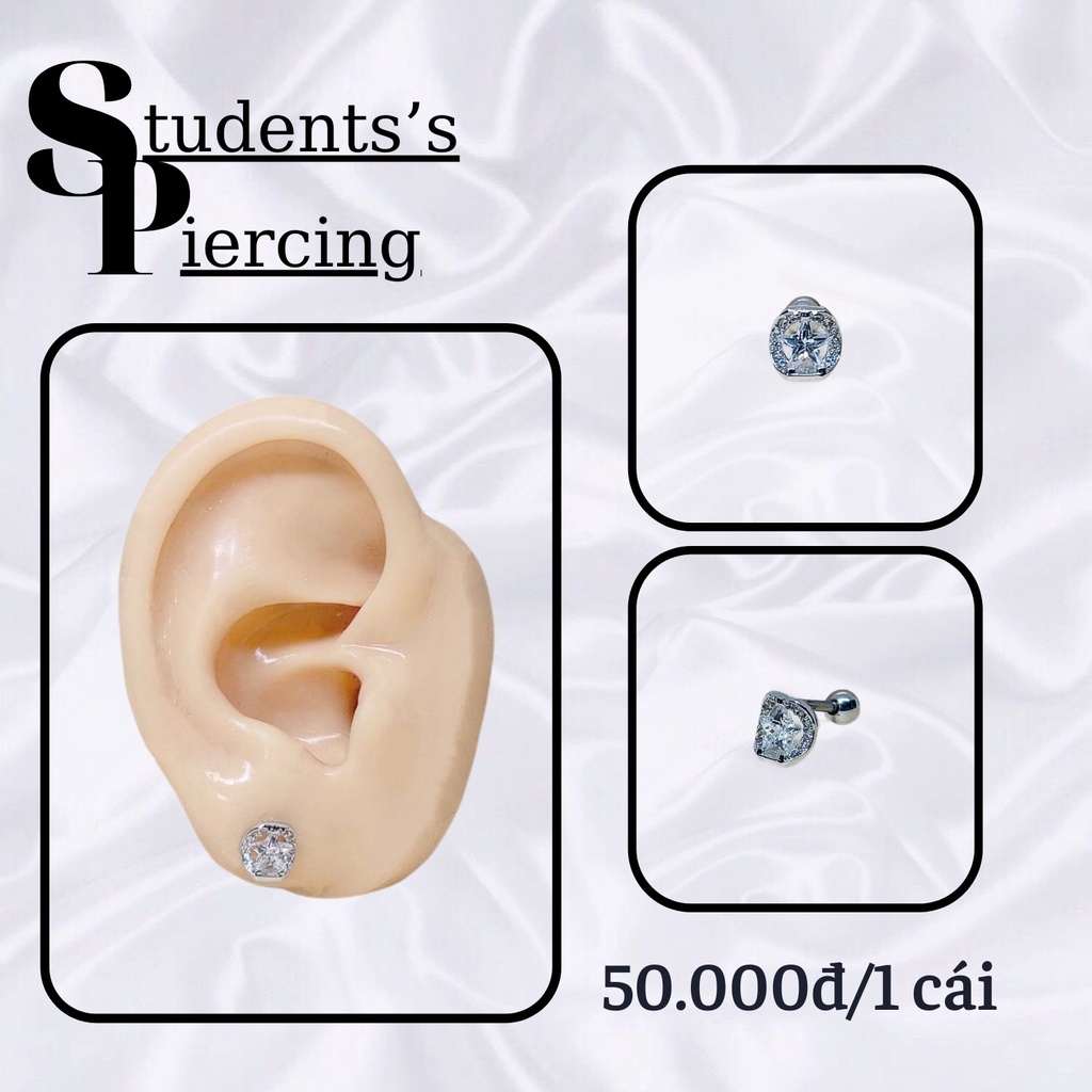 [RẺ VÔ ĐỊCH] KHUYÊN TAI NỤ ĐÁ HÌNH NGÔI SAO