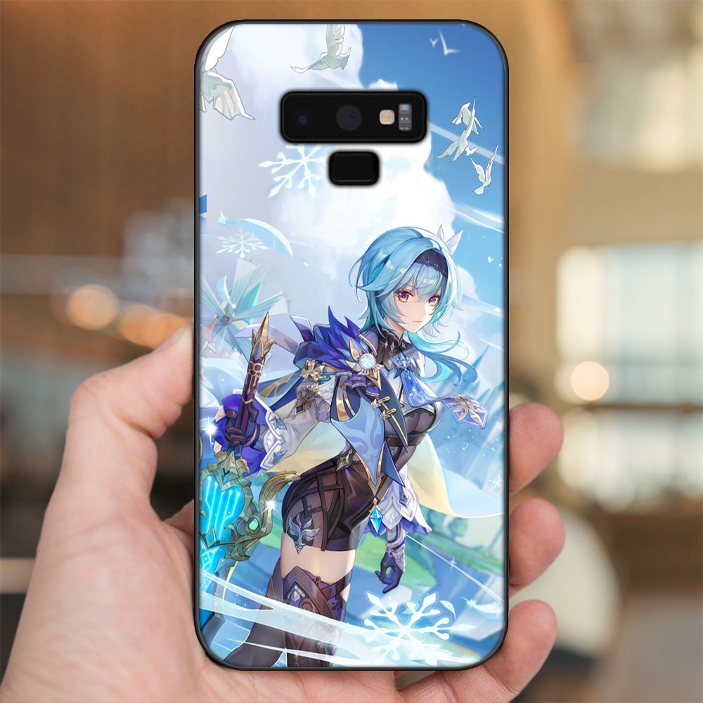 Ốp lưng Samsung Note 9 viền đen in hình Eula Genshin Impact