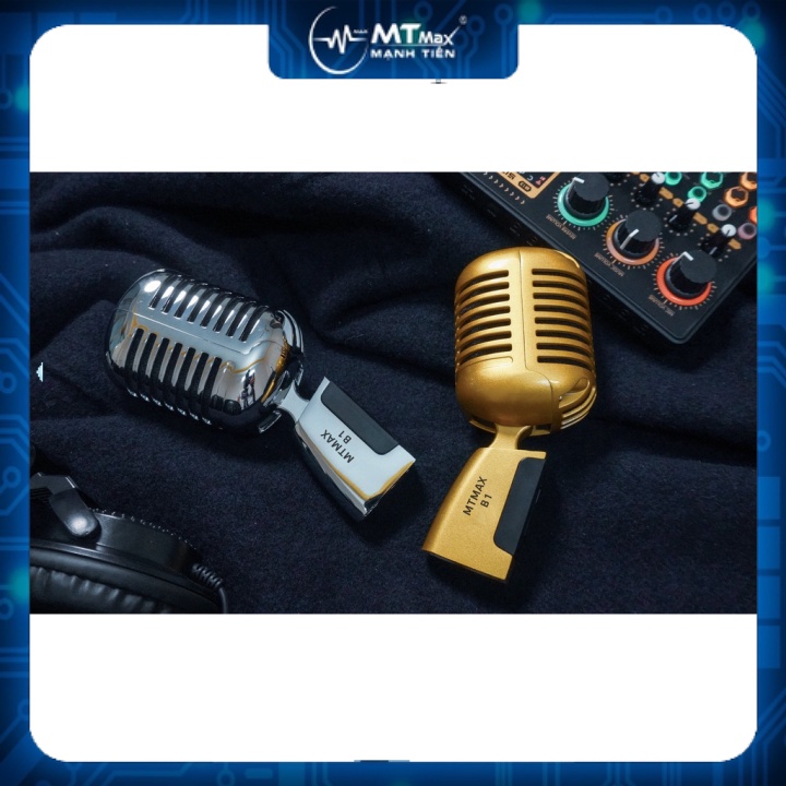 MT MAX Micro MTMax B1 -karaoke sân khấu phong cách vintage (cổ điển) - chuyên dùng cho phòng trà, karaoke thu âm livestr