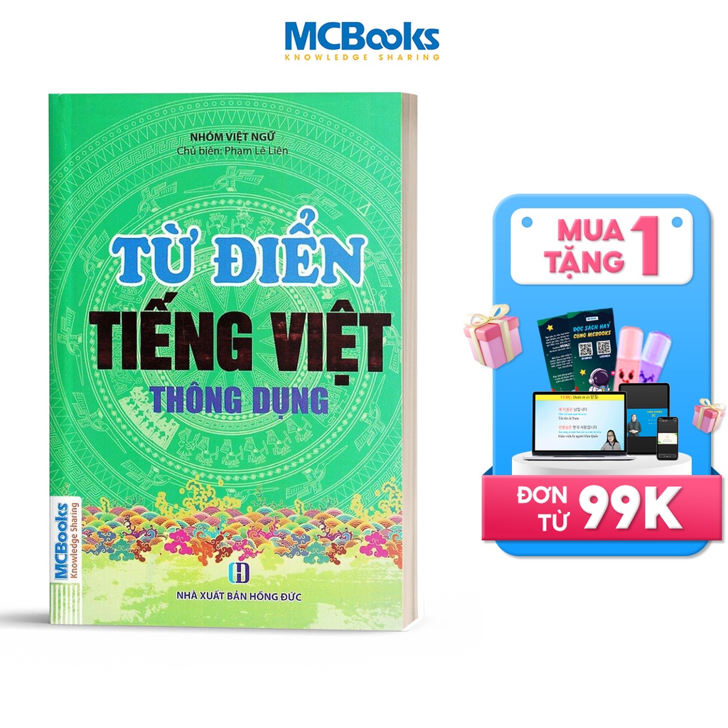 Sách - Từ điển Tiếng Việt thông dụng (Bìa Cứng Xanh) - MCBooks