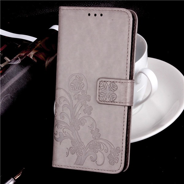 VIVO V5 V5s V7 Plus V9 V15 Pro Y83 Y85Casing Model Dompet Lipat Bahan Kulit PU dengan Slot Kartu/SY