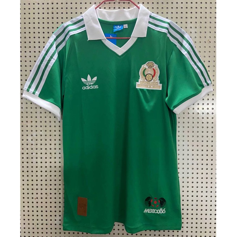 Áo Thun Đá Banh Đội Tuyển Mexico 1986