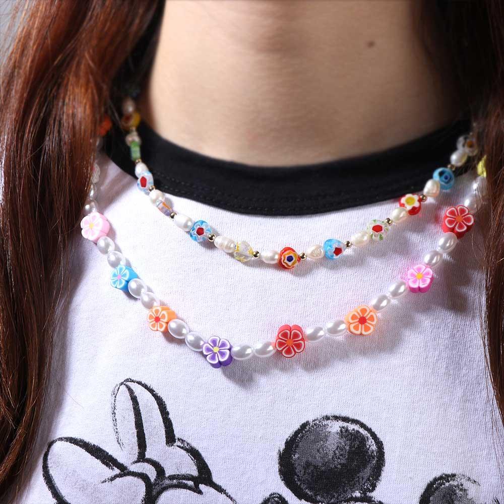 Vòng Cổ Chuỗi Hạt Ngọc Trai Phong Cách Bohemian Thời Trang Cho Nữ