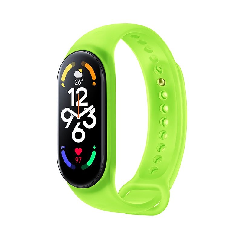 Dây Đeo Silicone Trong Suốt Thay Thế Cho Đồng Hồ Thông Minh Xiaomi Mi Band 7 6 5