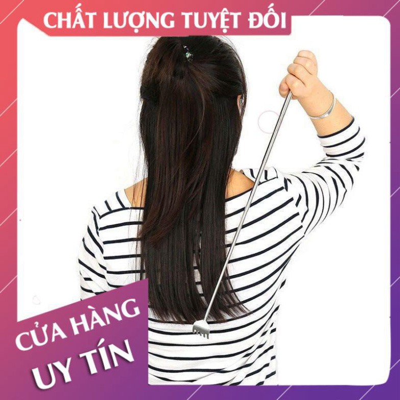 [Hàng loại 1] Gậy gãi lưng mini co giãn, cây gậy gãi ngứa inox chiều dài điều chỉnh linh hoạt - Lan Chi Mart