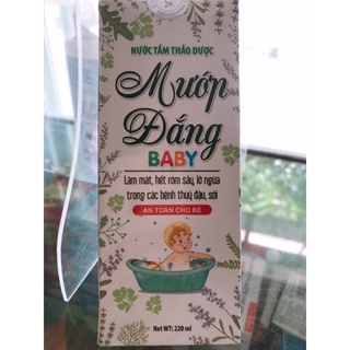 Nước tắm Thảo Dược Mướp Đắng dùng được cả cho trẻ sơ sinh