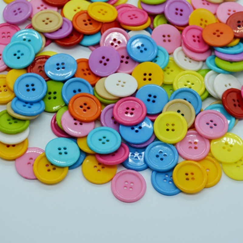 Nút Quần Áo 4 Lỗ 10mm/15mm/20mm/25mm Tiện Dụng