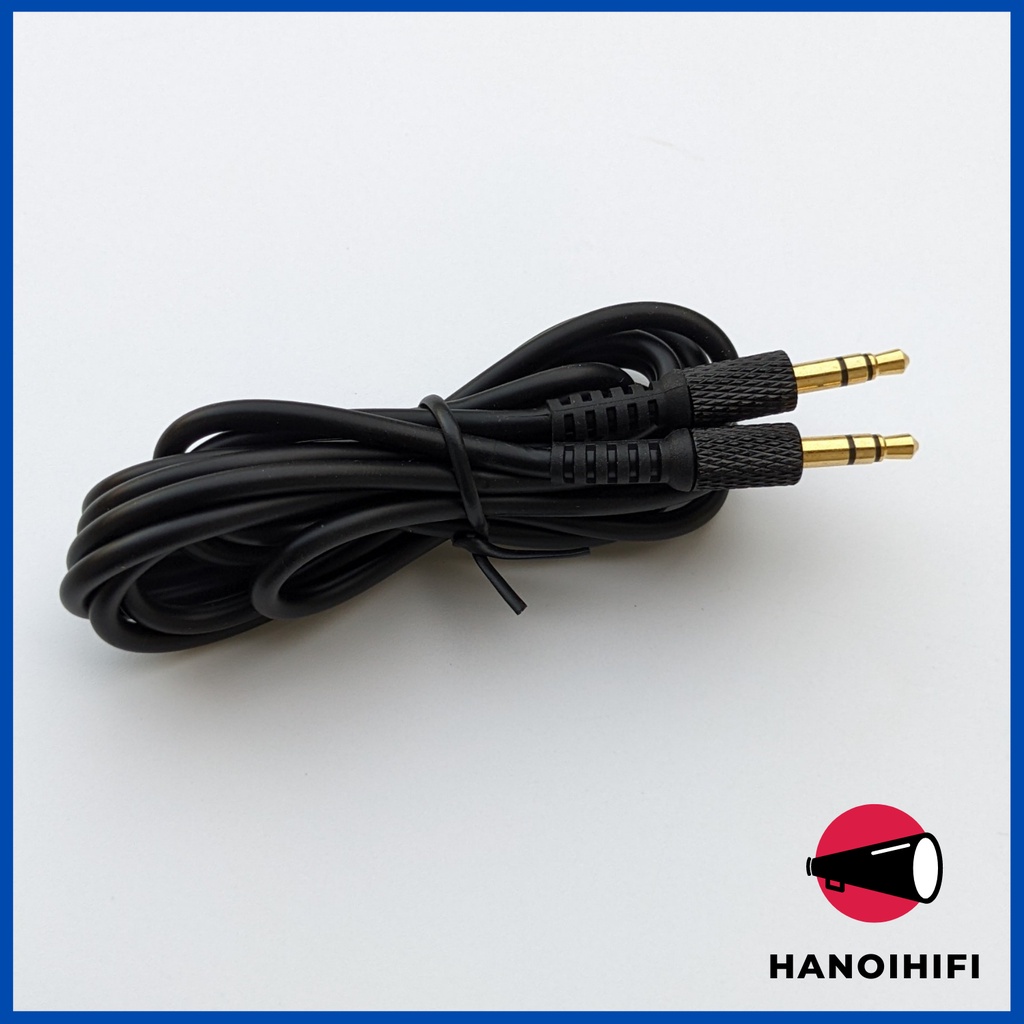 Cáp 2 đầu 3.5, cáp aux, cáp âm thanh, cáp kết nối điện thoại với loa, âm ly có 2 đầu