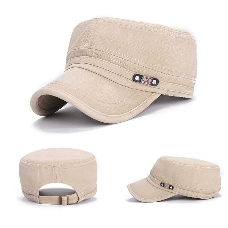 Mũ Lưỡi Trai Cotton Cao Cấp Thiết Kế Độc Đáo Thời Trang Cổ Điển Có Dây Đeo Tùy Chỉnh Cho Nam / Nữ
