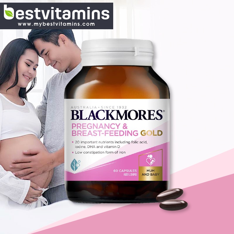 Vitamin tổng hợp cho bà bầu Blackmores Pregnancy and Breastfeeding Gold