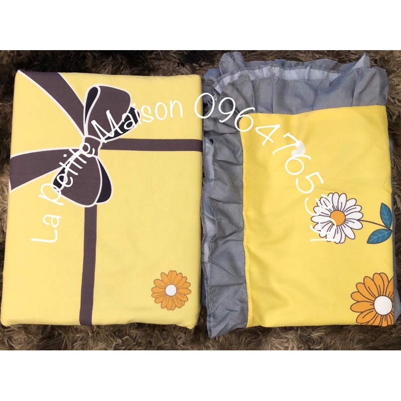 FREESHIP ❤️ Bộ chăn ga gối cotton bèo 4 món set vỏ - may ga theo yêu cầu