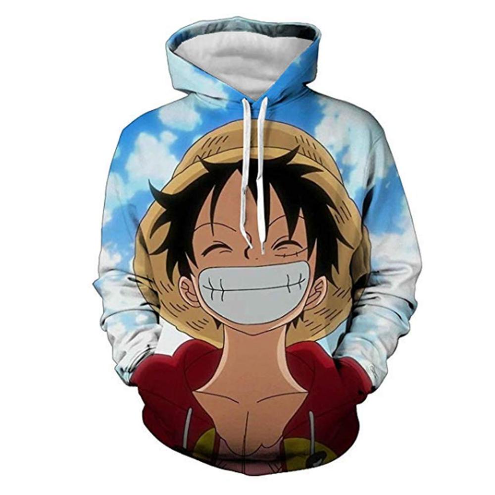Áo Hoodie In Hình Monkey D Luffy Ace Sabo Shanks Law Battle 3D Anime One Piece